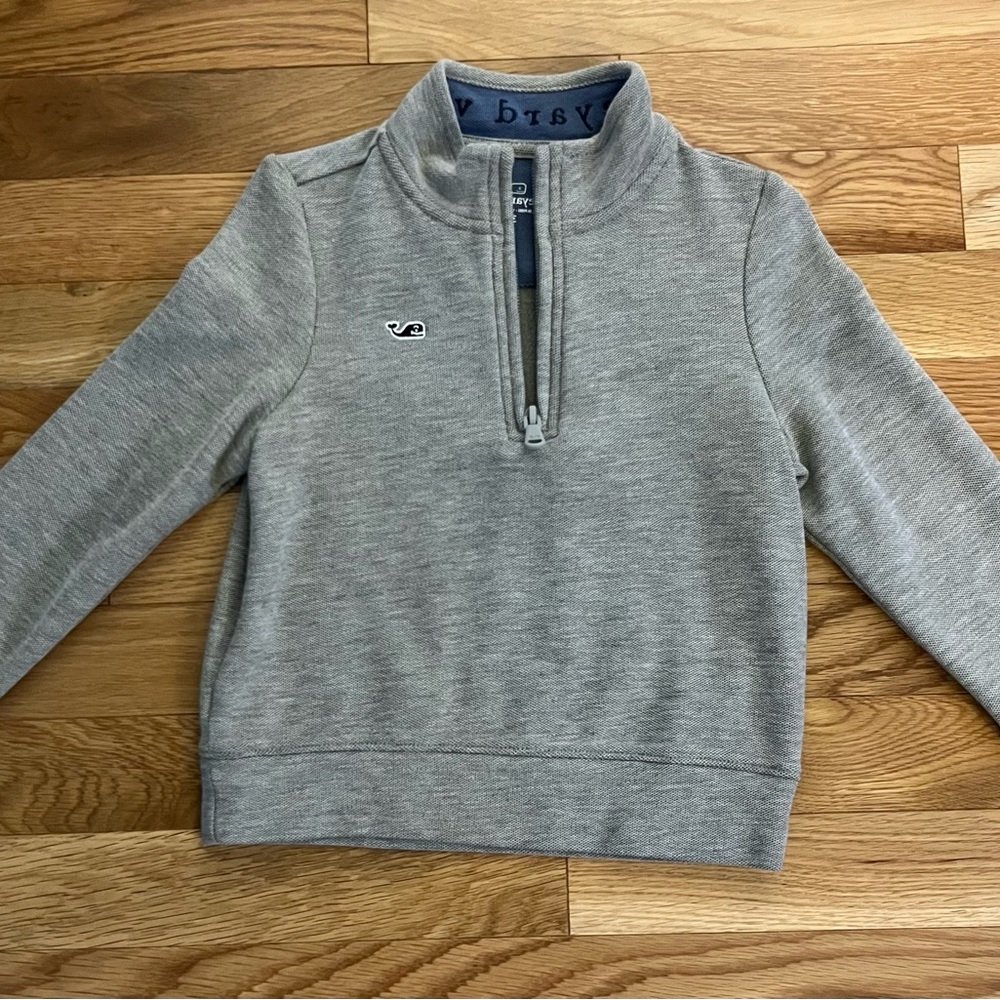 3T boys vineyard vines quarter zip. EUC